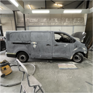 overspuiten door carrosserie VC